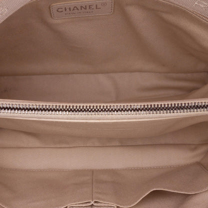 Chanel Large Quilted Shiny Lambskin Burgundy Rocks Flap