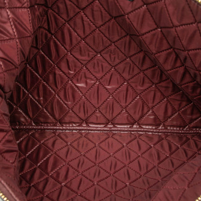 Chanel Large Quilted Stitched Calfskin Zip Pouch
