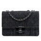 Chanel Large Quilted Tweed Beauty Lock Flap