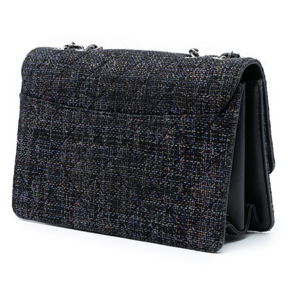 Chanel Large Quilted Tweed Beauty Lock Flap