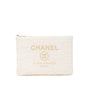 Chanel Large Raffia Deauville O Case Clutch