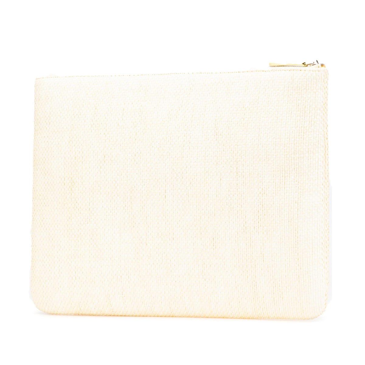 Chanel Large Raffia Deauville O Case Clutch