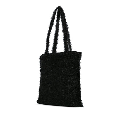 Chanel Large Resin Embellished Tweed Robot Shopping Tote