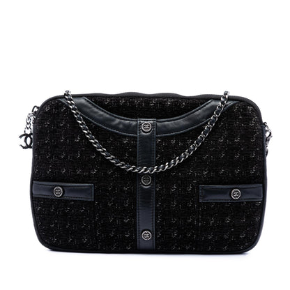 Chanel Limited Edition Tweed Girl Jacket Clutch on Chain
