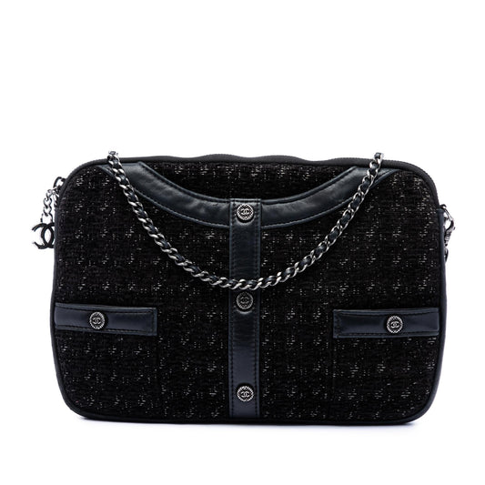Chanel Limited Edition Tweed Girl Jacket Clutch on Chain