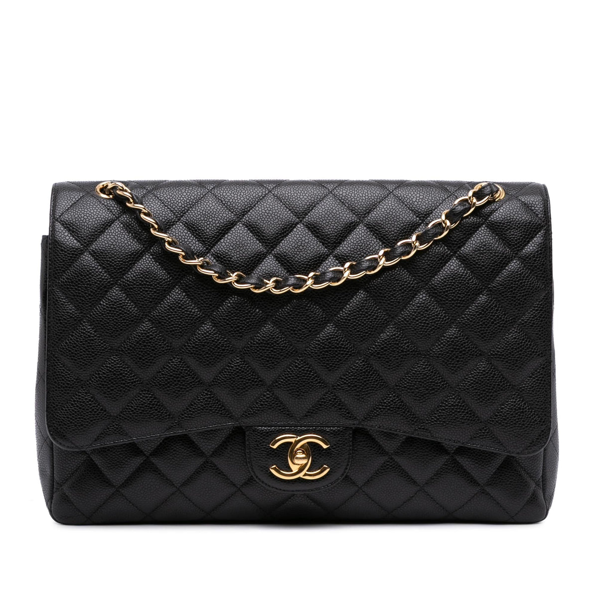 Chanel Maxi Classic Caviar Double Flap