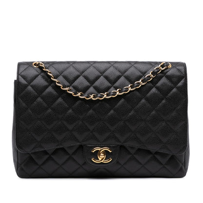 Chanel Maxi Classic Caviar Double Flap