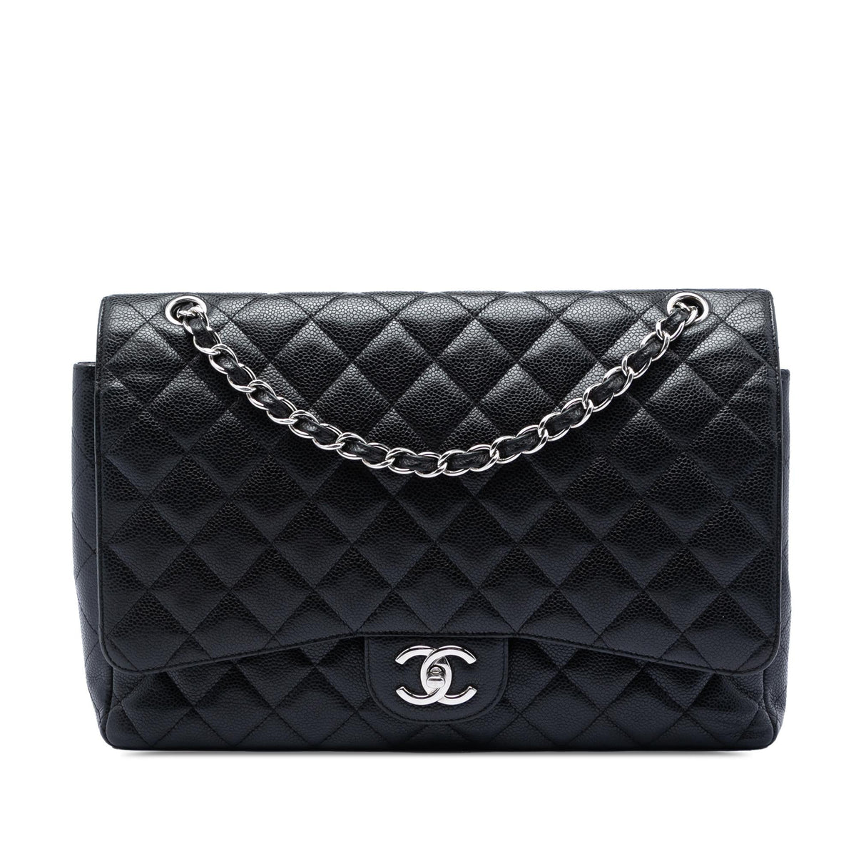 Chanel Maxi Classic Caviar Double Flap