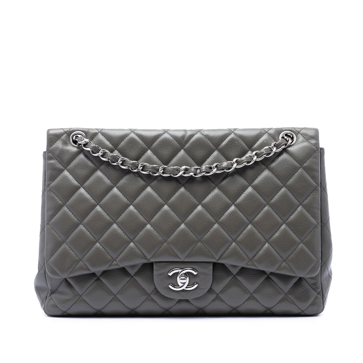Chanel Maxi Classic Caviar Single Flap