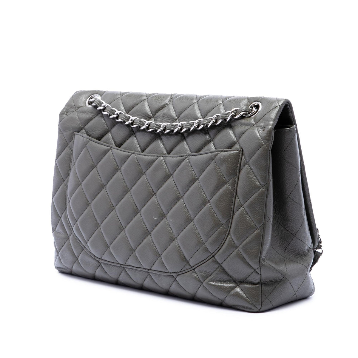 Chanel Maxi Classic Caviar Single Flap