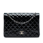 Chanel Maxi Classic Patent Double Flap