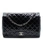 Chanel Maxi Classic Patent Double Flap