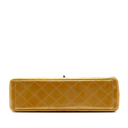 Chanel Maxi Classic Patent Single Flap