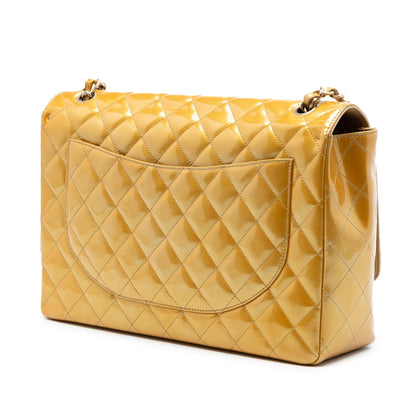 Chanel Maxi Classic Patent Single Flap