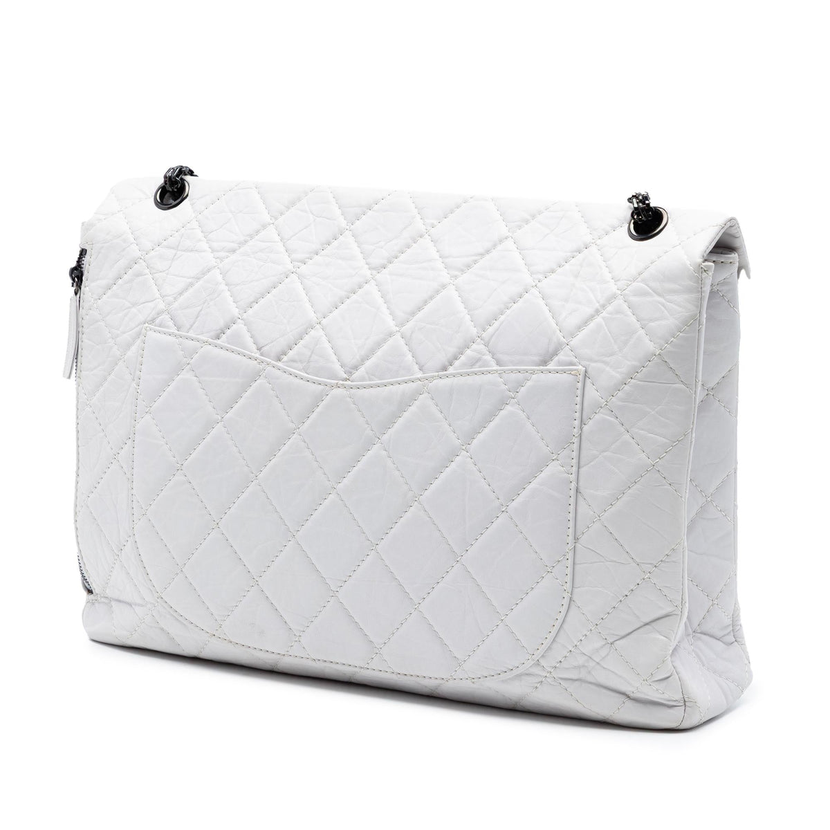 Chanel Maxi Quilted Aged Calfskin Reissue 2.55 Single Flap