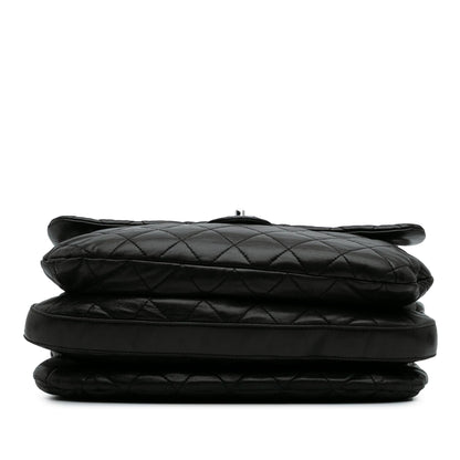 Chanel Maxi Quilted Lambskin 3 Flap