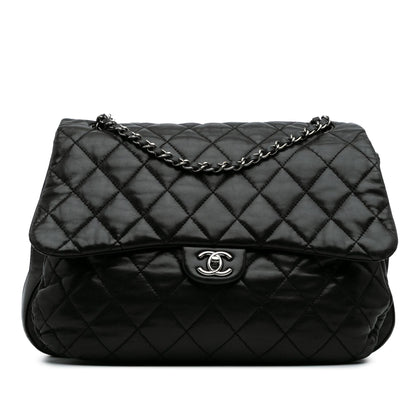 Chanel Maxi Quilted Lambskin 3 Flap