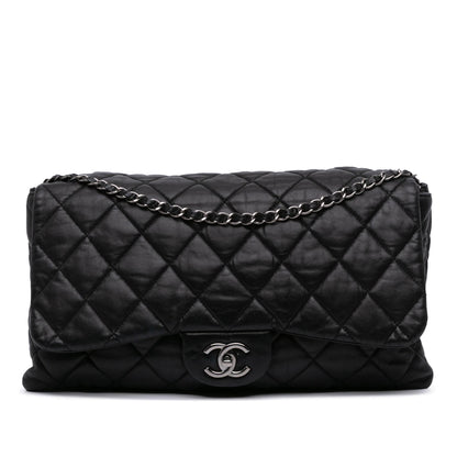 Chanel Maxi Quilted Lambskin 3 Flap