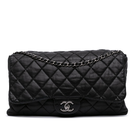 Chanel Maxi Quilted Lambskin 3 Flap