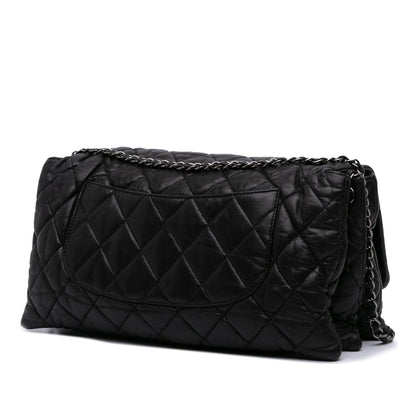 Chanel Maxi Quilted Lambskin 3 Flap