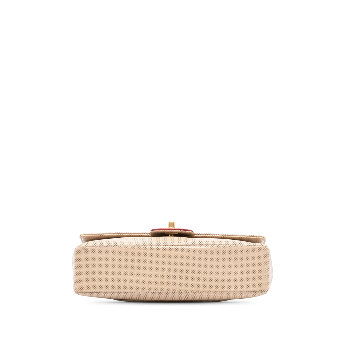 Chanel Medium CC Perforated Calfskin Single Flap