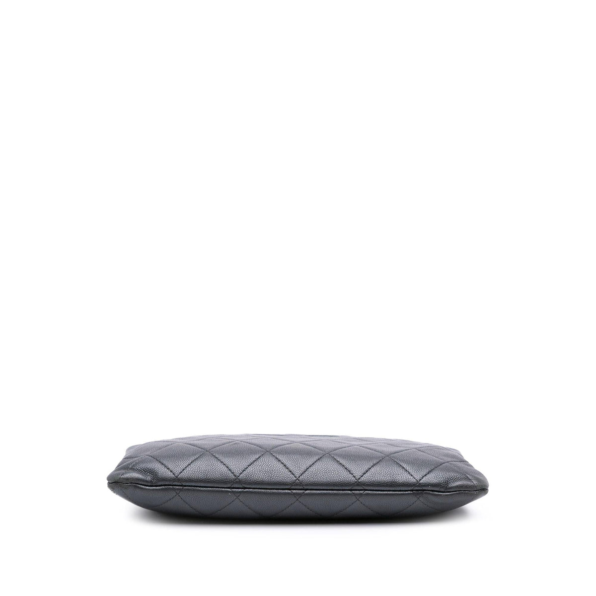 Chanel Medium CC Quilted Caviar O Case Clutch