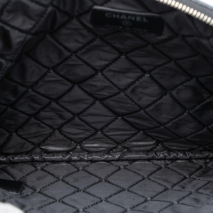 Chanel Medium CC Quilted Caviar O Case Clutch