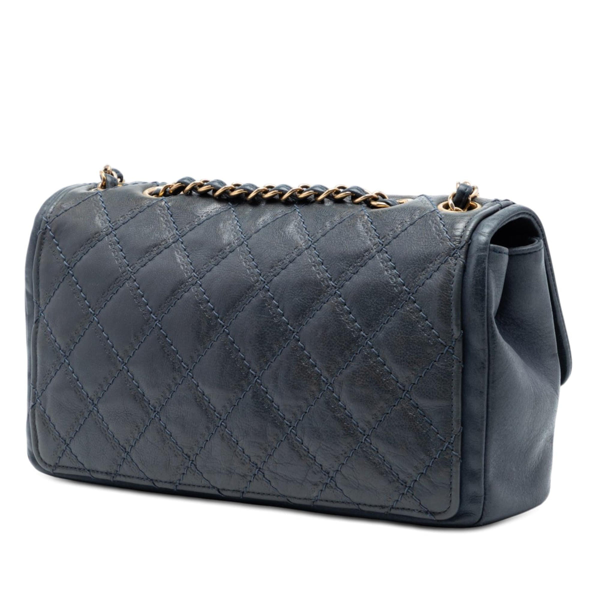 Chanel Medium CC Quilted Iridescent Calfskin Sheriff Star Flap