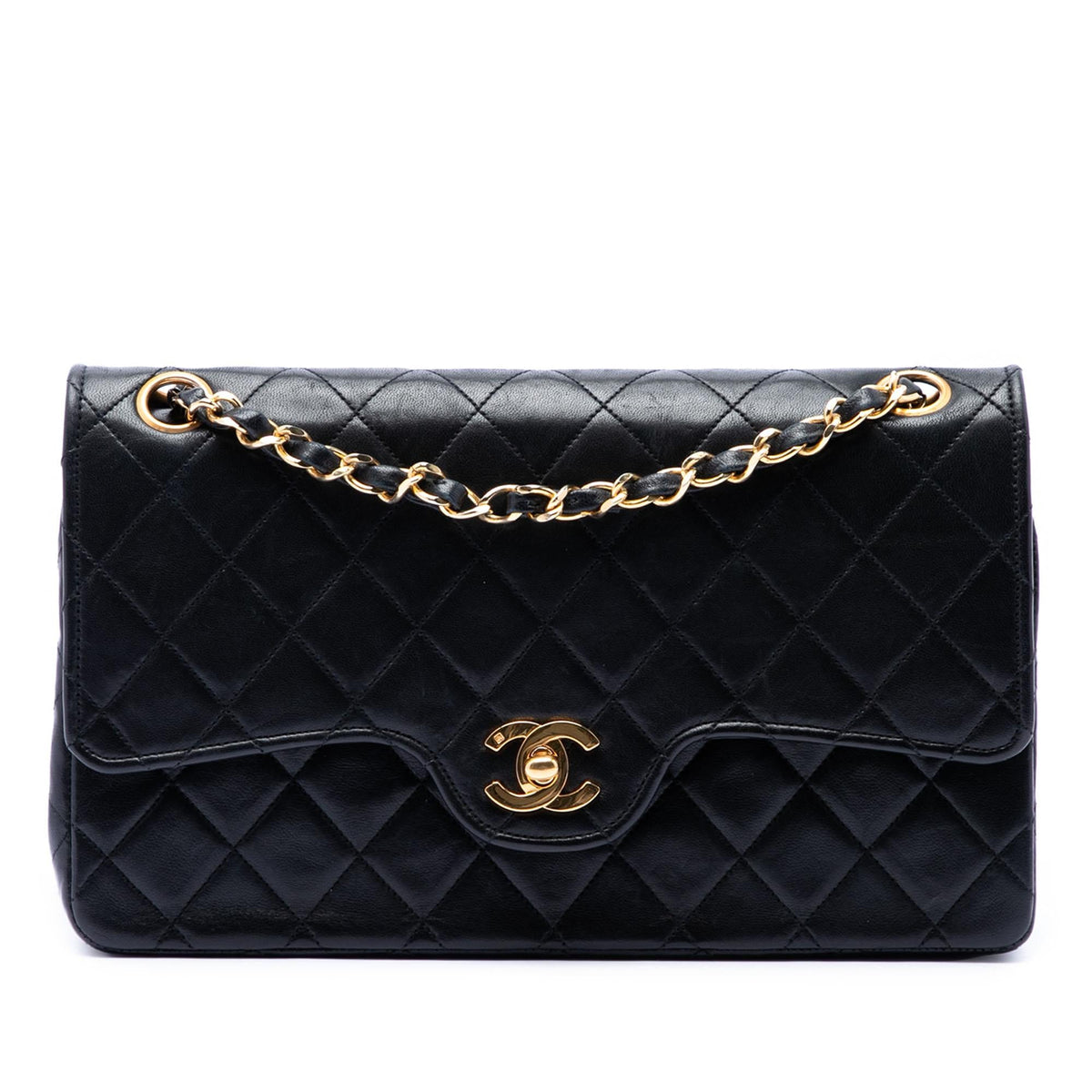 Chanel Medium CC Quilted Lambskin Double Flap