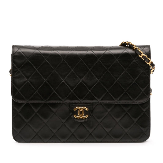 Chanel Medium CC Quilted Lambskin Single Flap