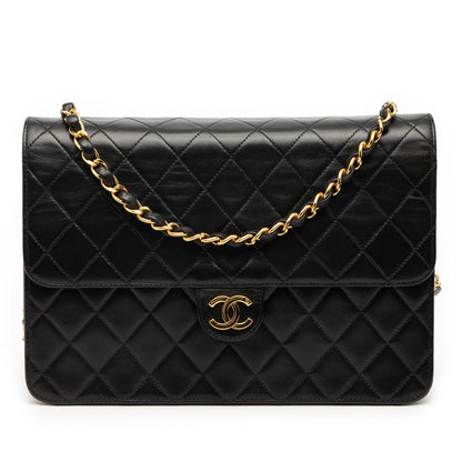 Chanel Medium CC Quilted Lambskin Single Flap