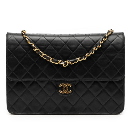 Chanel Medium CC Quilted Lambskin Single Flap