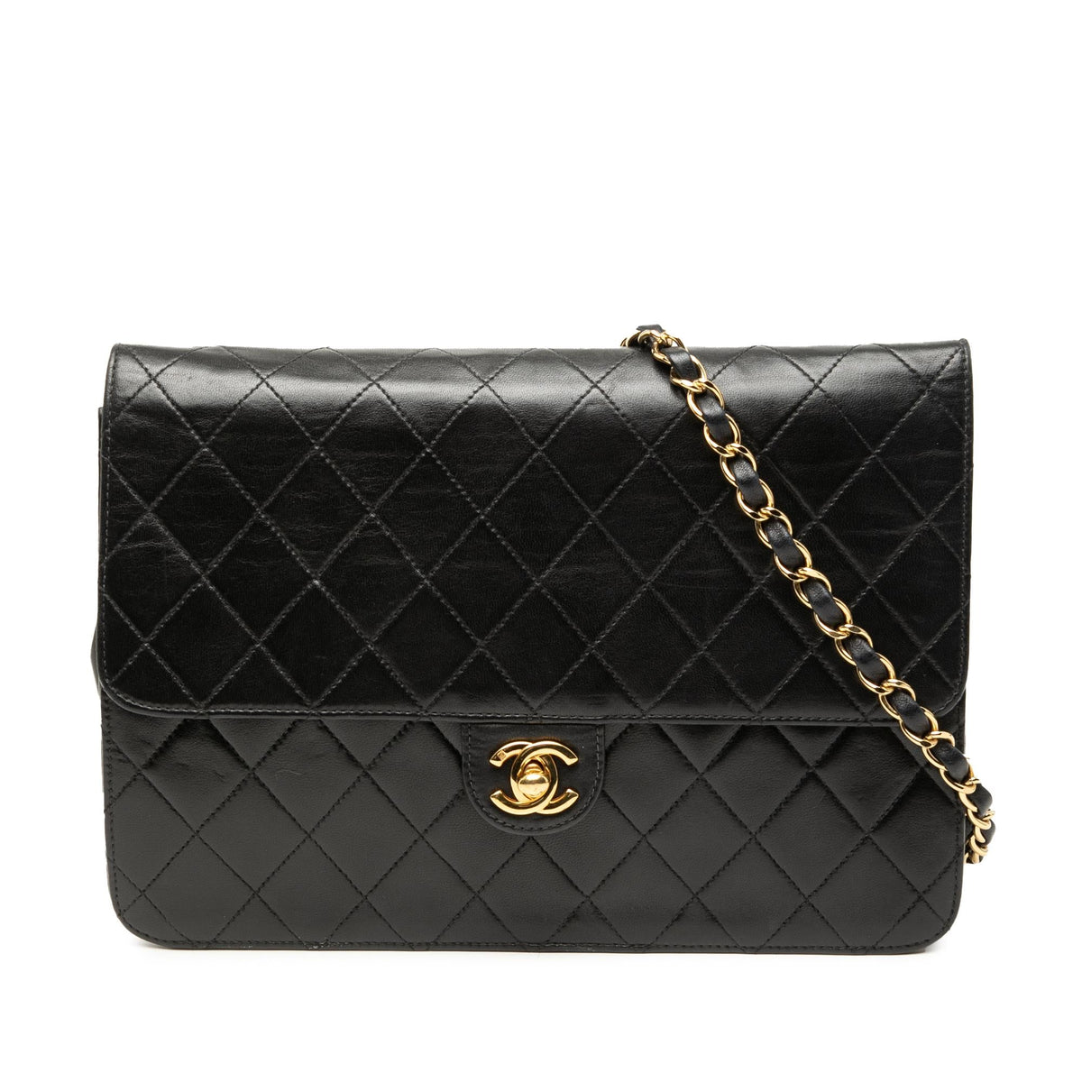 Chanel Medium CC Quilted Lambskin Single Flap