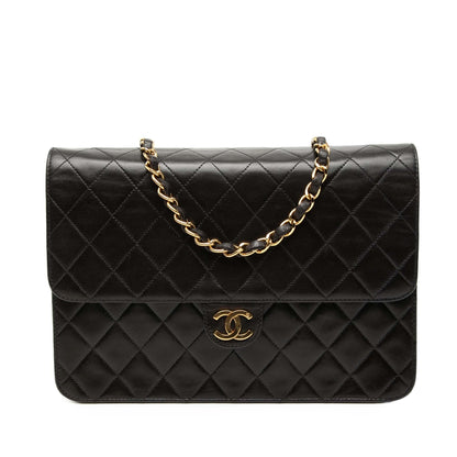 Chanel Medium CC Quilted Lambskin Single Flap
