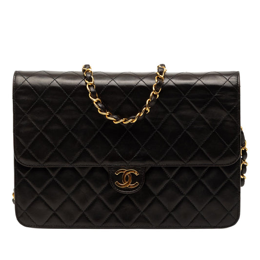 Chanel Medium CC Quilted Lambskin Single Flap