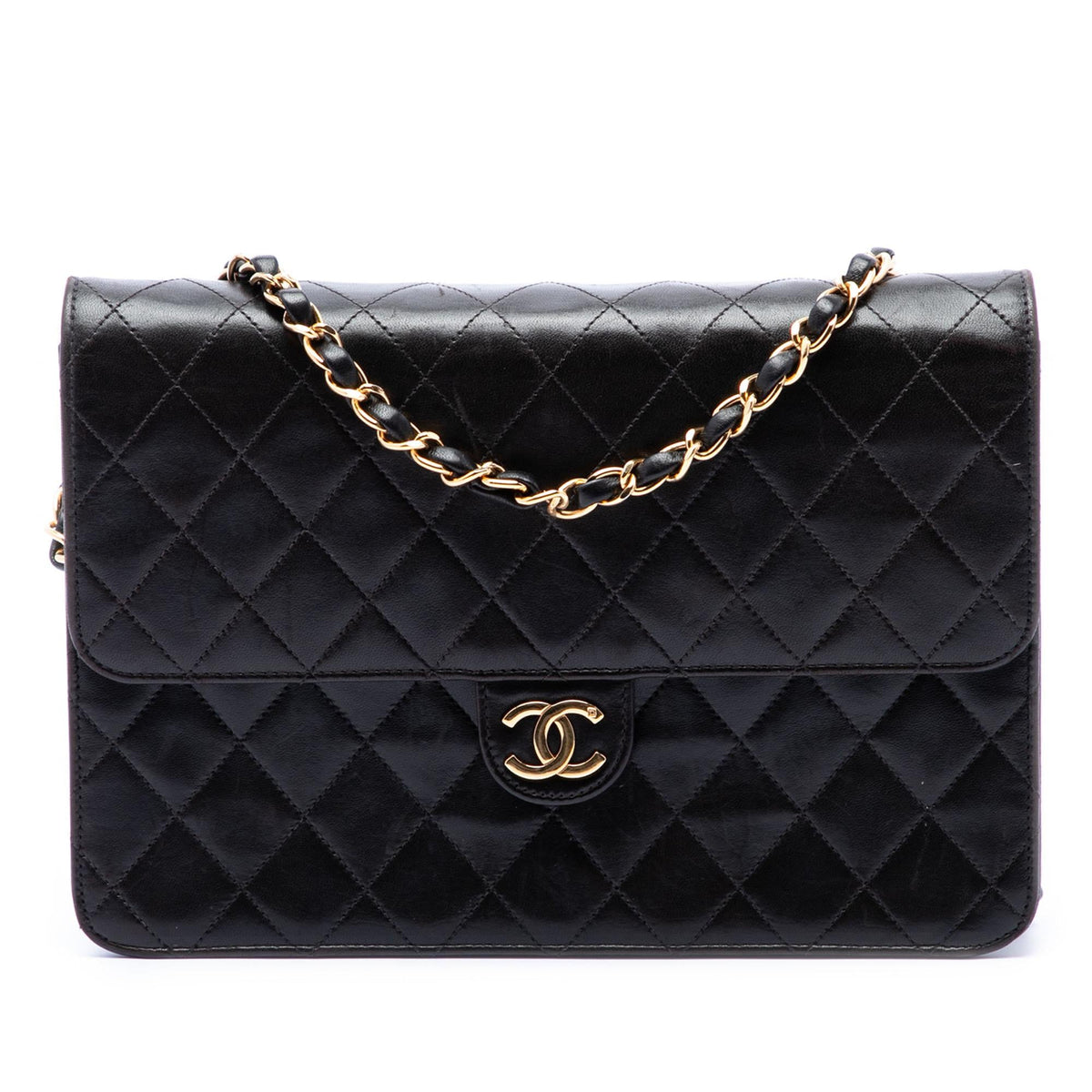 Chanel Medium CC Quilted Lambskin Single Flap