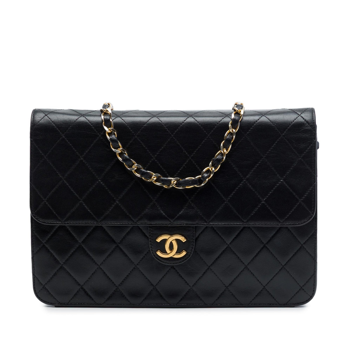 Chanel Medium CC Quilted Lambskin Single Flap