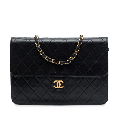 Chanel Medium CC Quilted Lambskin Single Flap