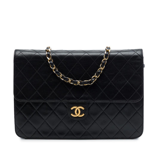 Chanel Medium CC Quilted Lambskin Single Flap
