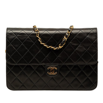 Chanel Medium CC Quilted Lambskin Single Flap