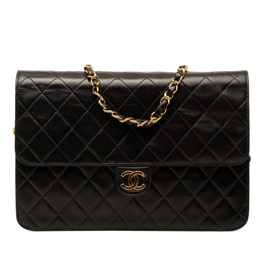 Chanel Medium CC Quilted Lambskin Single Flap