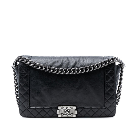Chanel Medium Calfskin Boy Reverso Flap