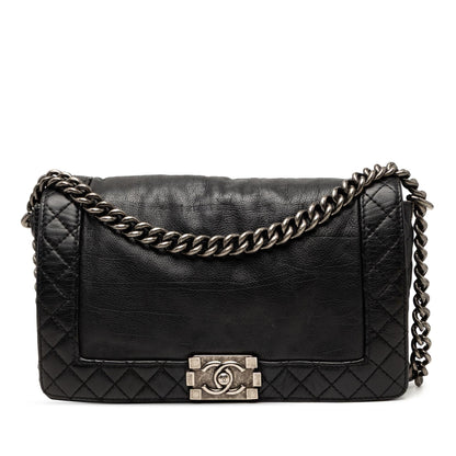 Chanel Medium Calfskin Boy Reverso Flap