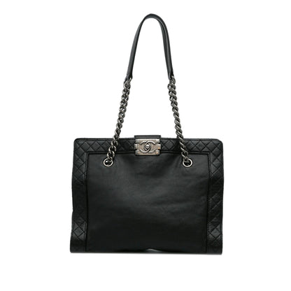 Chanel Medium Calfskin Boy Reverso Shopping Tote