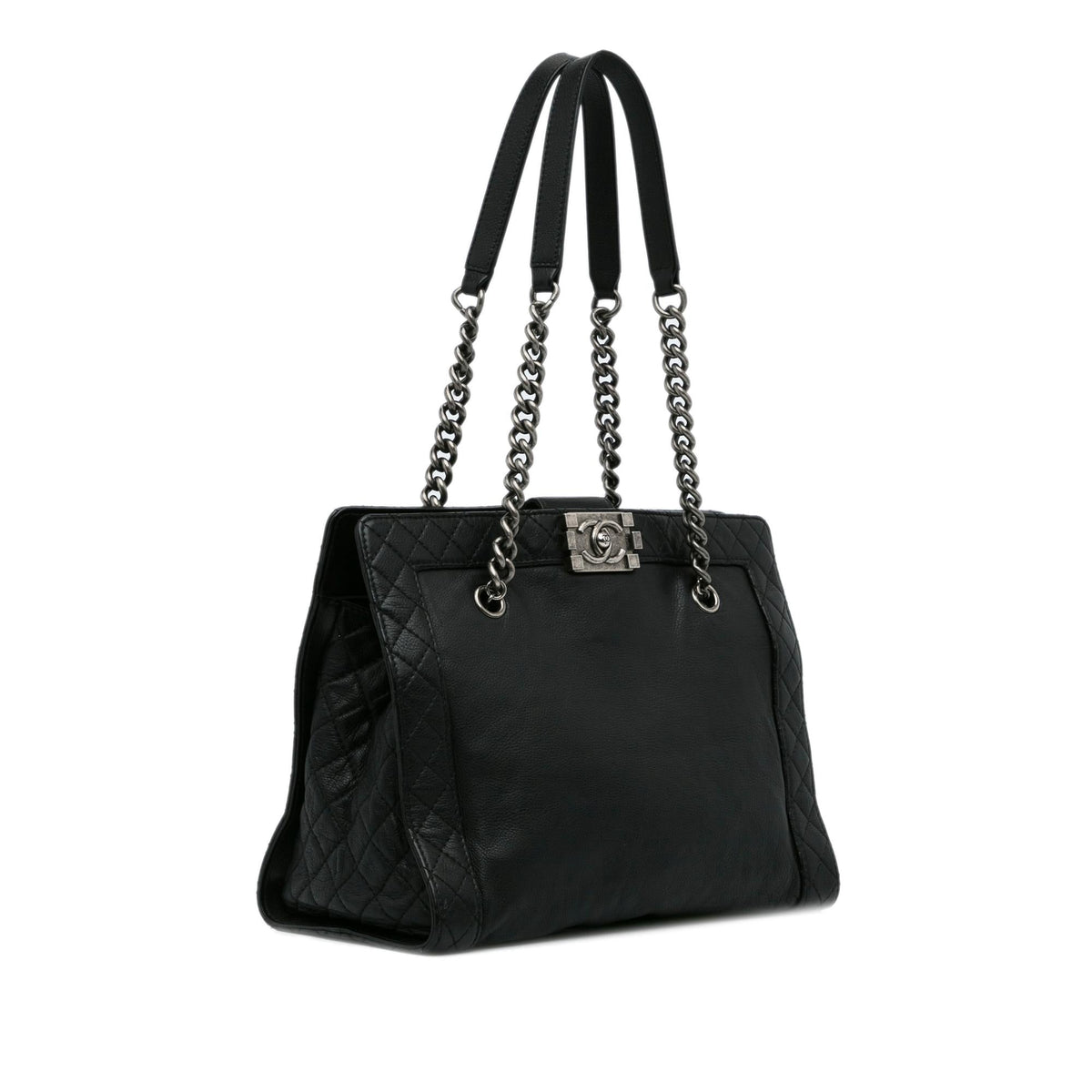 Chanel Medium Calfskin Boy Reverso Shopping Tote