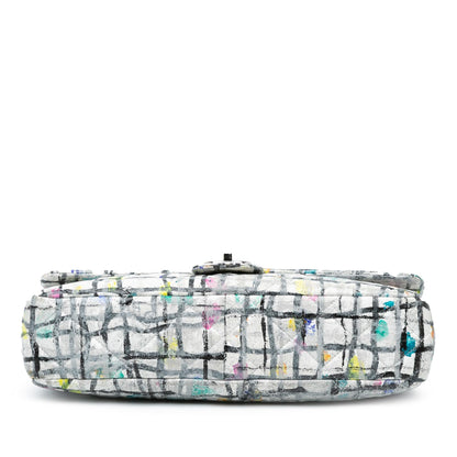 Chanel Medium Calfskin Hand Painted Graffiti Flap