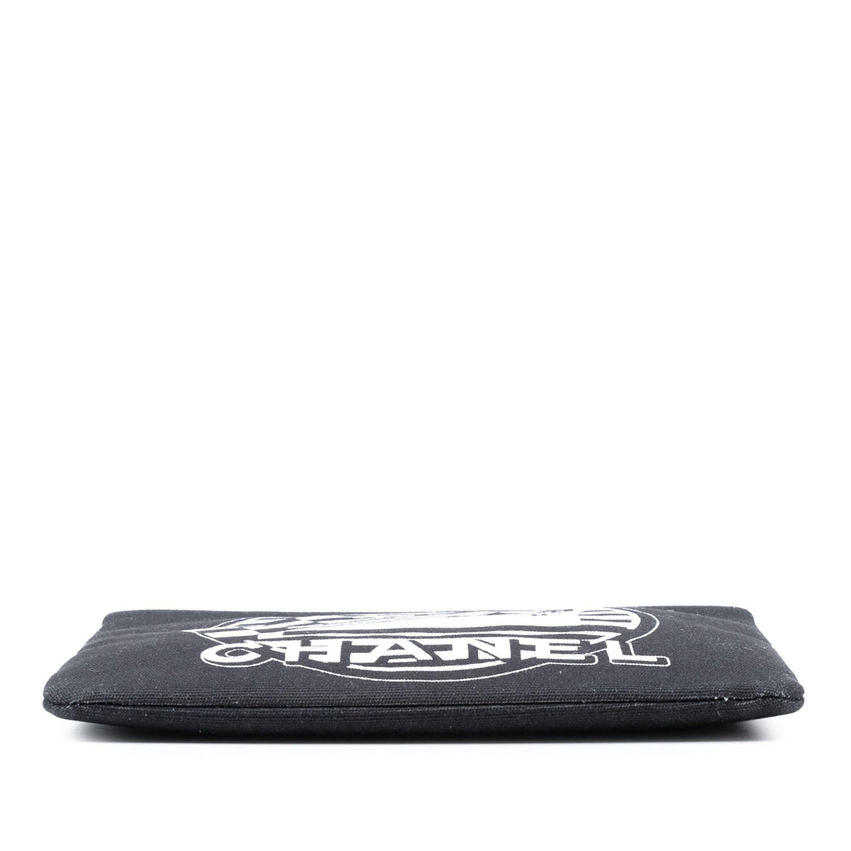 Chanel Medium Canvas La Pausa Zip O Case Clutch