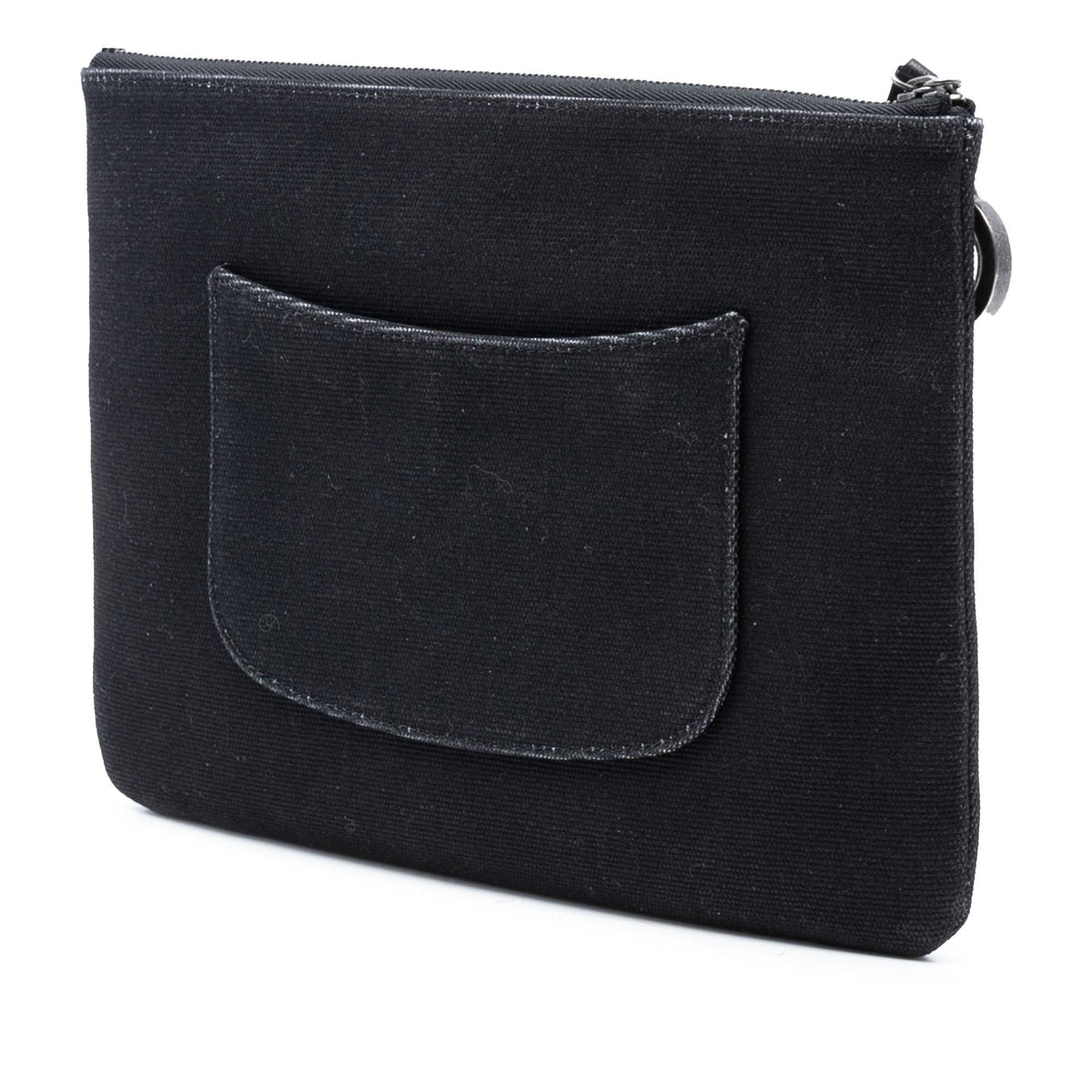 Chanel Medium Canvas La Pausa Zip O Case Clutch