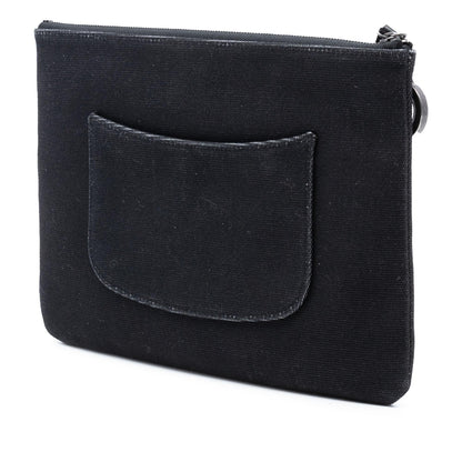 Chanel Medium Canvas La Pausa Zip O Case Clutch