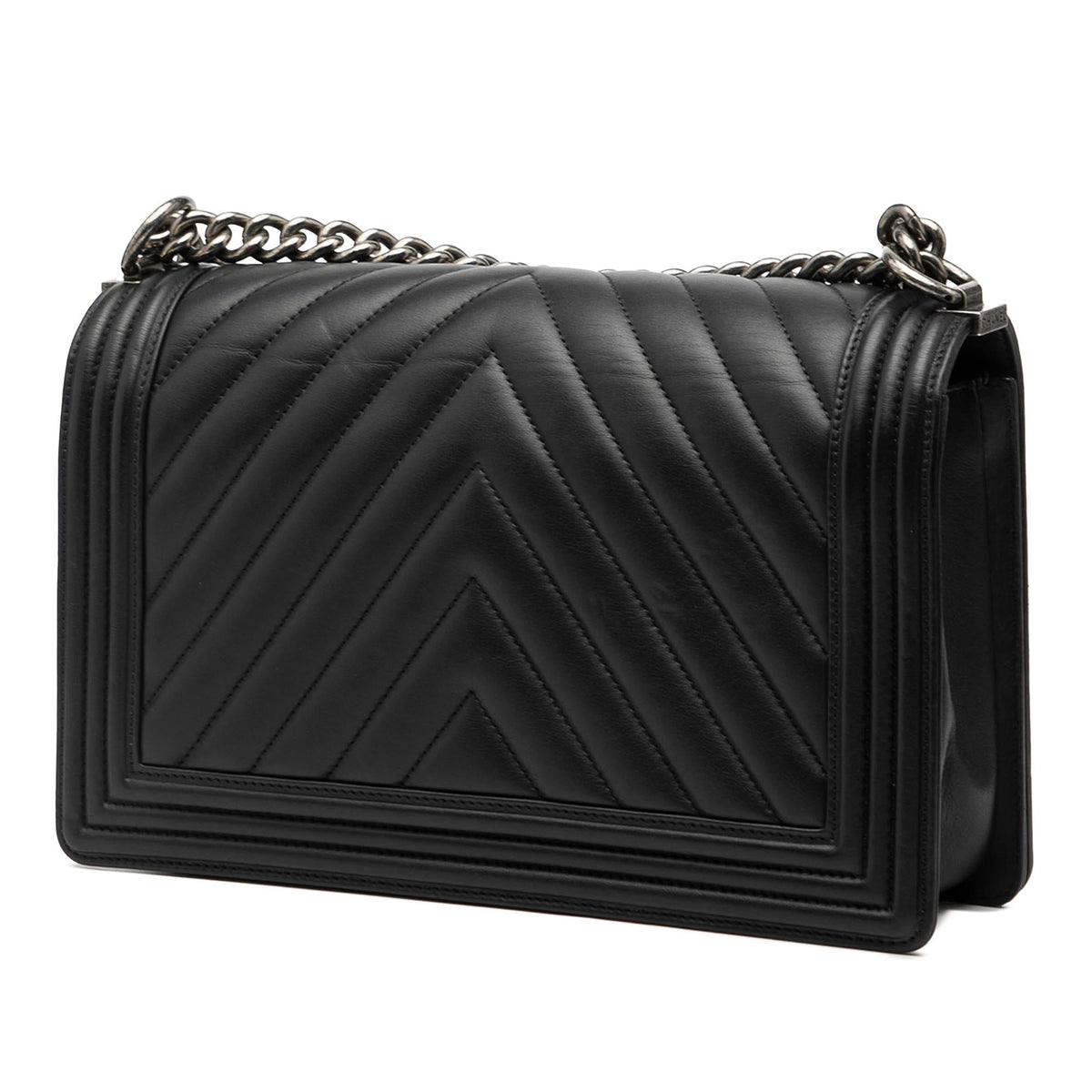 Chanel Medium Chevron Lambskin Boy Flap